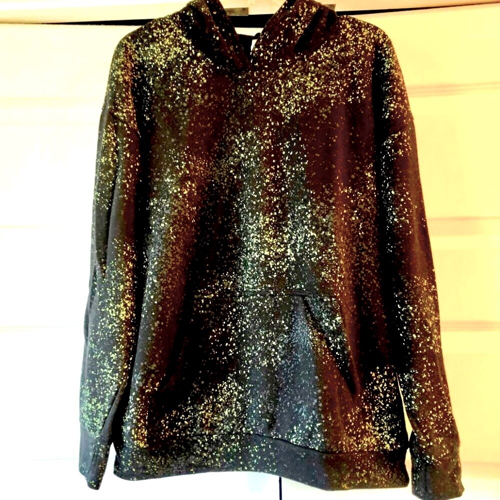 Z by ZELLA Unisex Kids Space Kangaroo Hoodie Black XL